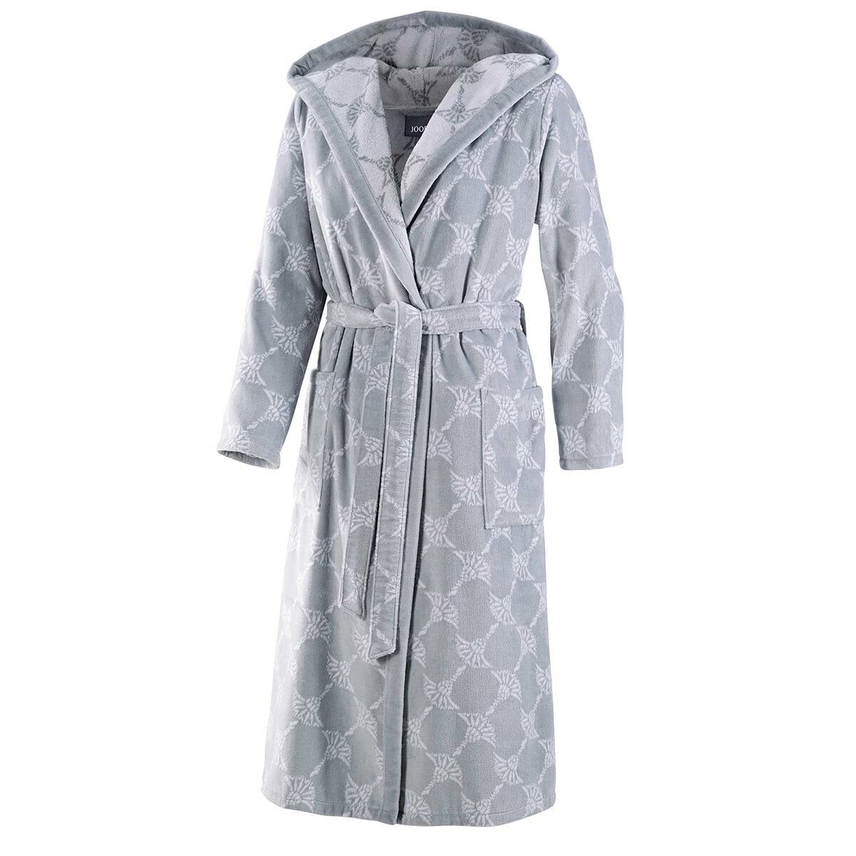 Joop! Bademäntel Damen Kapuze Cornflower 1646 Silber - 76