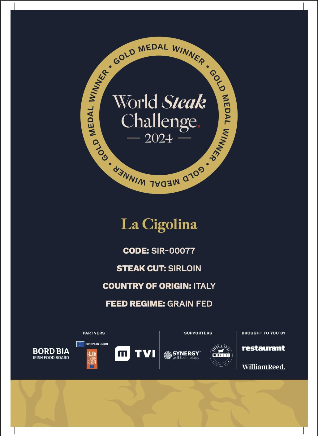 La Cigolina-Tris di salami- Salame di wagyu|Salame piccante di wagyu|Salame di frisona