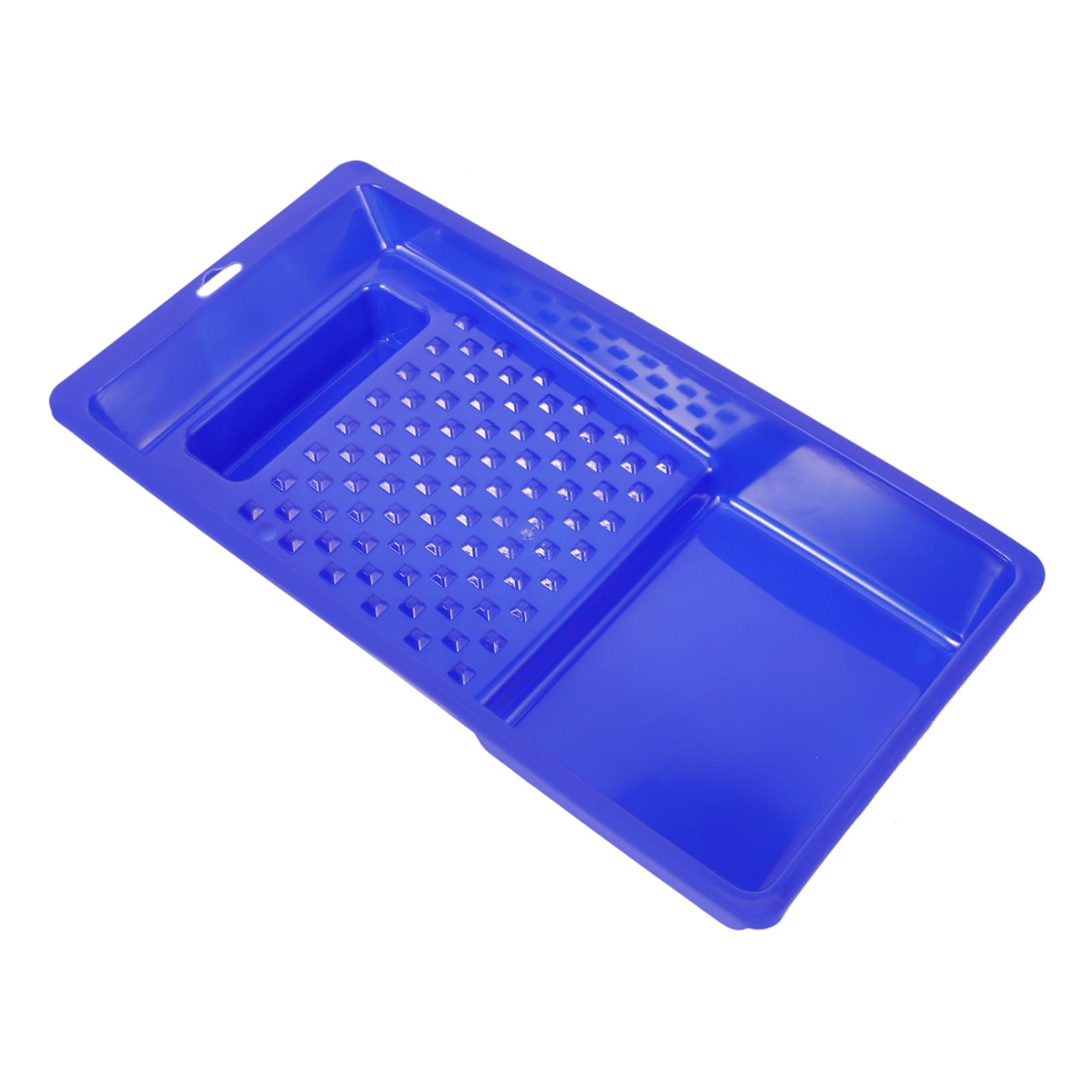 Mikikit 5pcs Ergonomic Paint Roller Tray Large Plastic Holder Paint Mixing Tray Wall Painting Tool