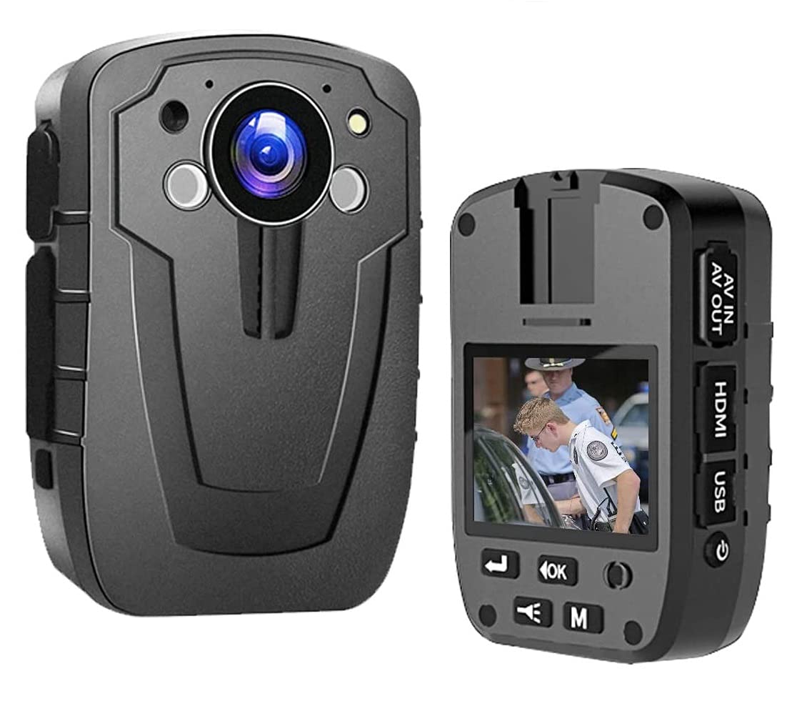 Buy 1296P HD Body Camera, 2 Inch Display, Night Vision, Infrared Laser