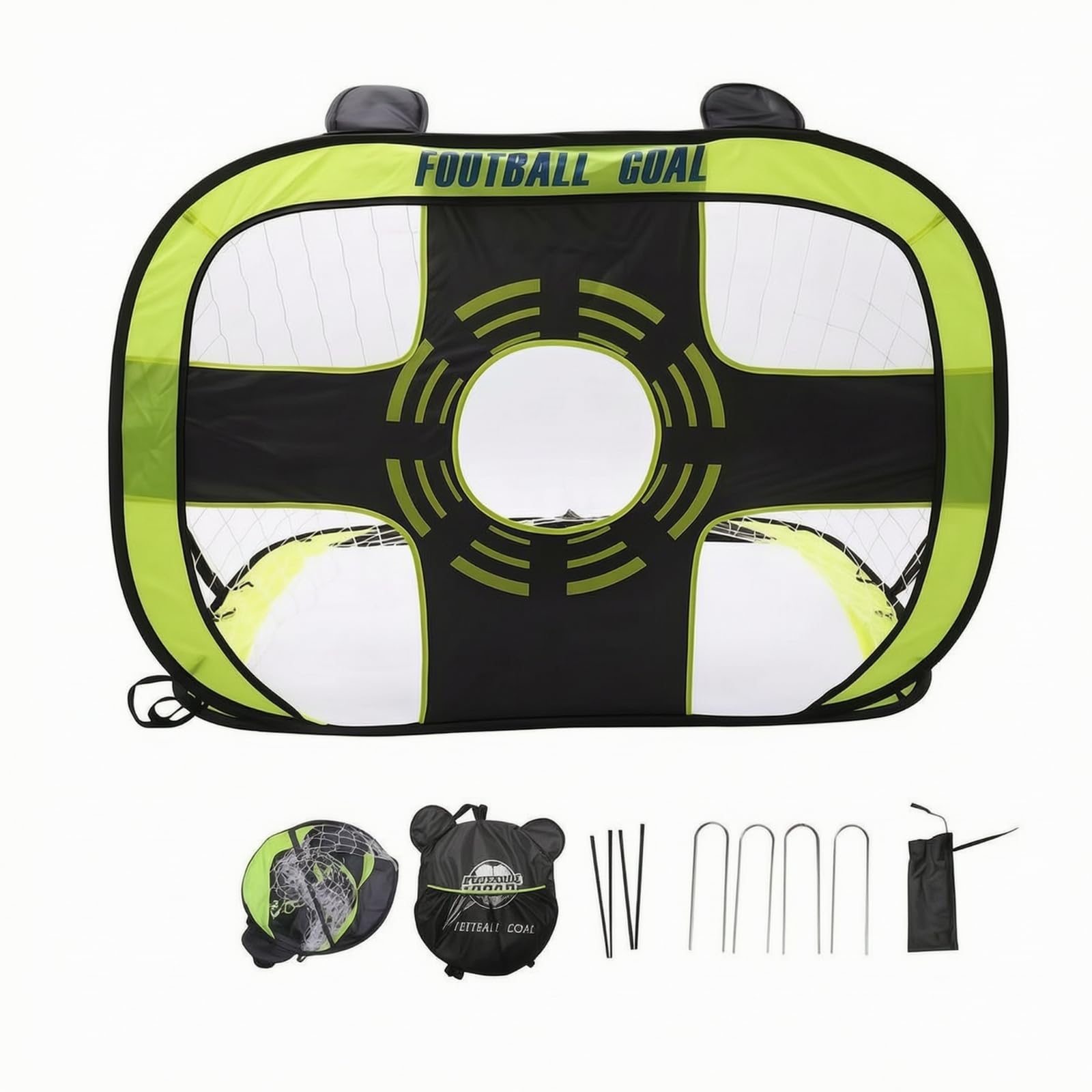 Porría Fútbol Plegable con Portátil Porría Fútbol con Bolsa Resisn para Casa, Gimnasio