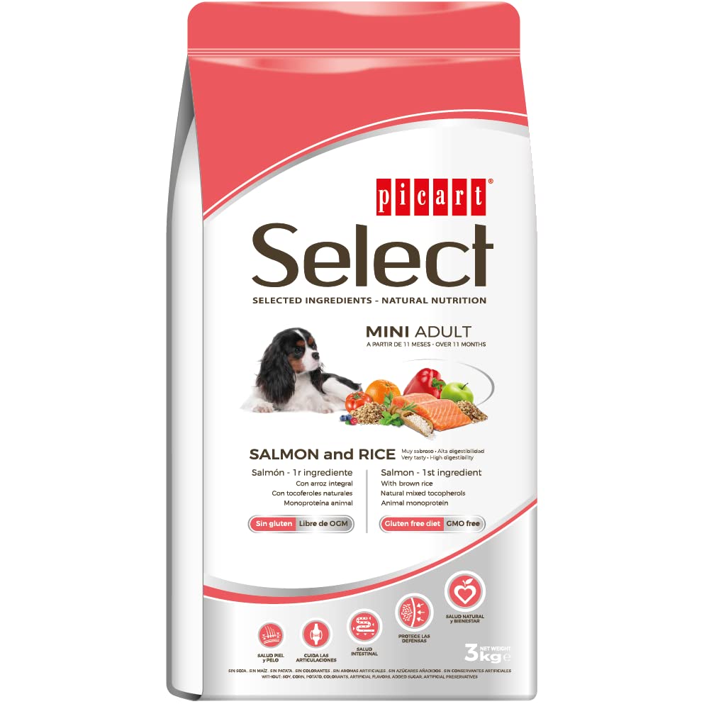 Select Mini Adult Salmon-Rice 8KG