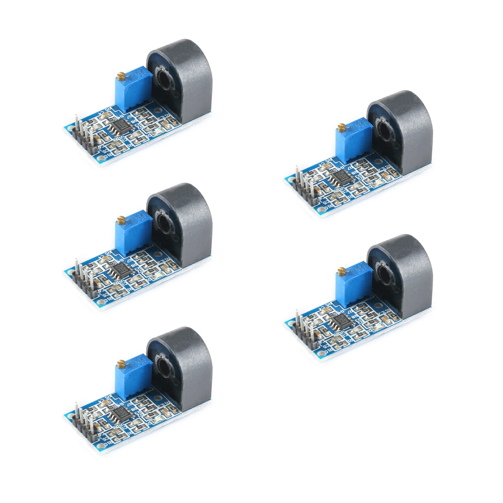 5Pcs 5A Current Transformer Module VCC 335V Power