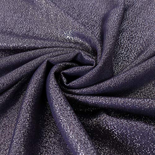 Image of LMVERNA Women's Sparkling Metallic Soft Pashmina Shawls and Wraps Scarf in Solid Colors