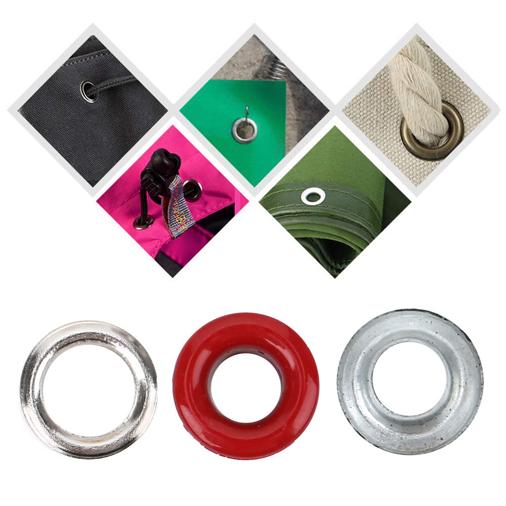 420 Occhielli Metallici 3mm Misti – 14 Colori Per Scrapbooking, Pelle E Cucito (con Rondella)