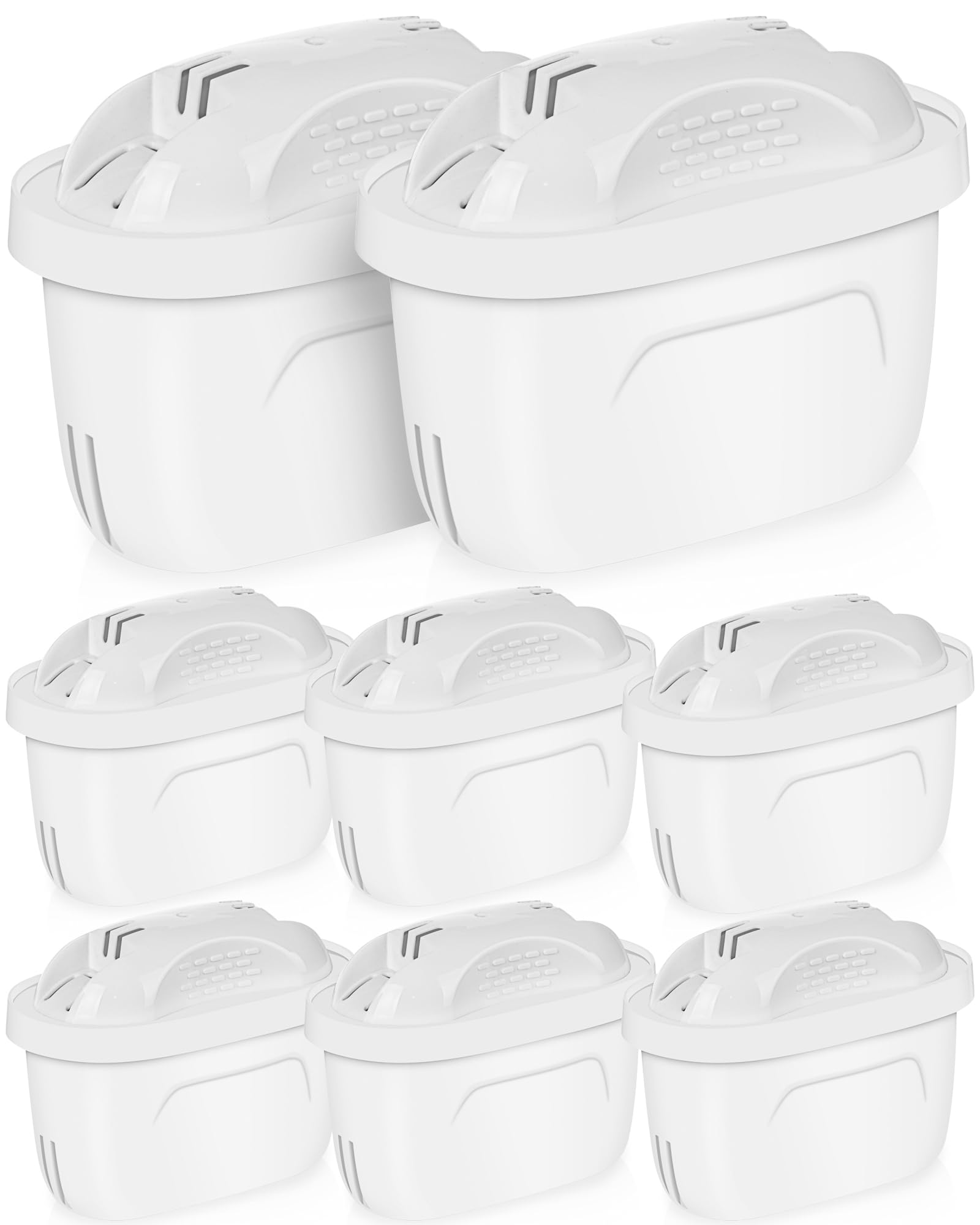 8 Pack Water Filter Cartridges Replacement for Brita Maxtra Plus