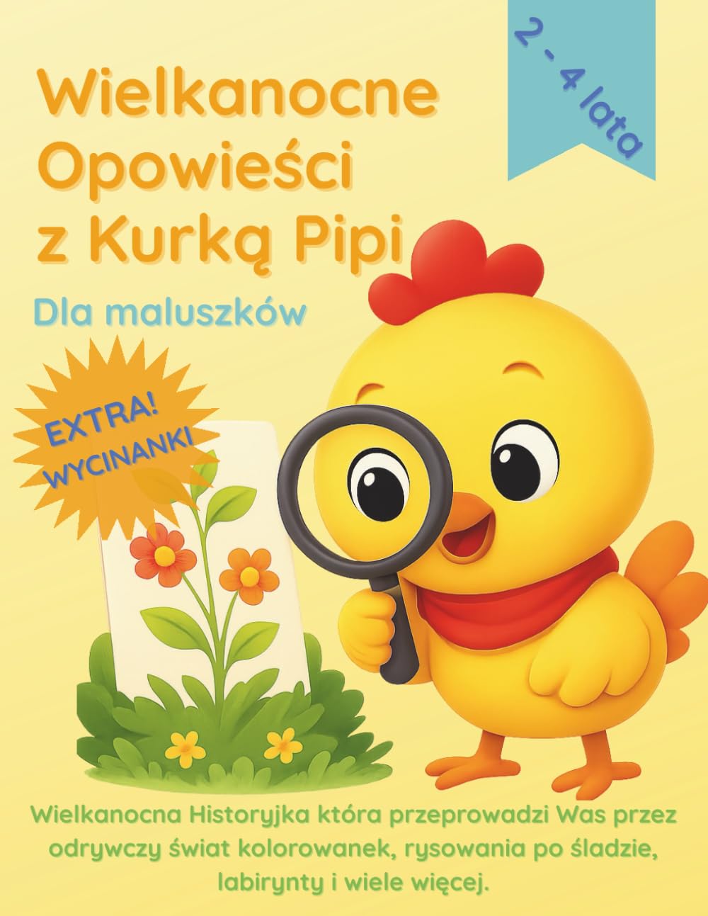 Wielkanocne Opowieści z Kurką Pipi Dla Maluszków 2-4 lata: Easter Activity Book Po Polsku 2 3 4 lata , Wielkanocna książeczka aktywności dla dzieci w wieku 2–4 lat , Wielkanoc