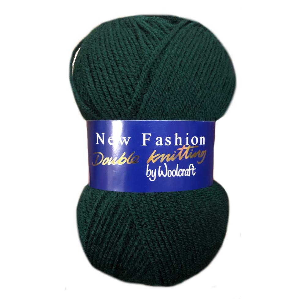 10 x 100g Woolcraft DK (Bottle Green 480)