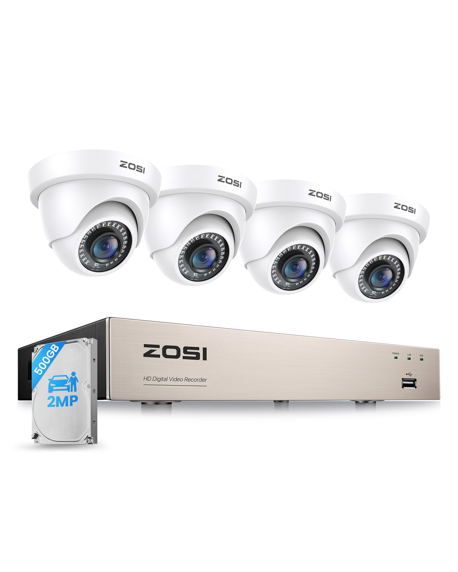 ZOSI 3K Lite 8CH DVR System