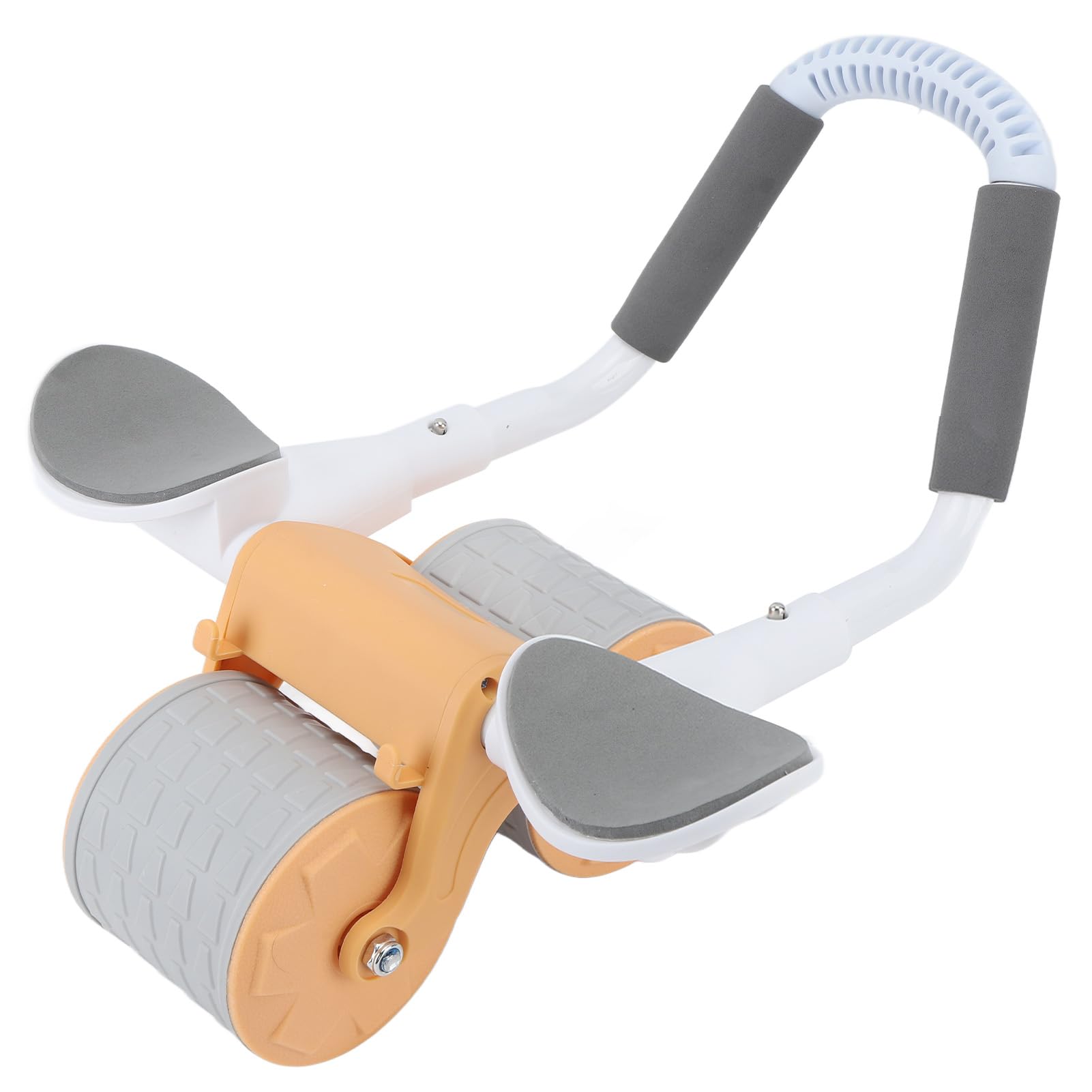 Automatic Rebound Ab Abdominal Exercise Roller, Abs Roller Wheel Core Exercise Equipment with Elbow Support and Knee Pad, Abdominal Wheel for Men Women Home Workout