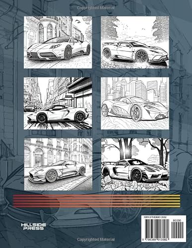 Exotic Sports Cars Coloring Book: Sport Car Coloring Book For Adults - Exotic Car Coloring Book For Adults For Stress Relief And Relaxation #TOP1