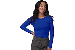 Women's Royal Blue Long-Sleeve Comfort Underscrub Tee