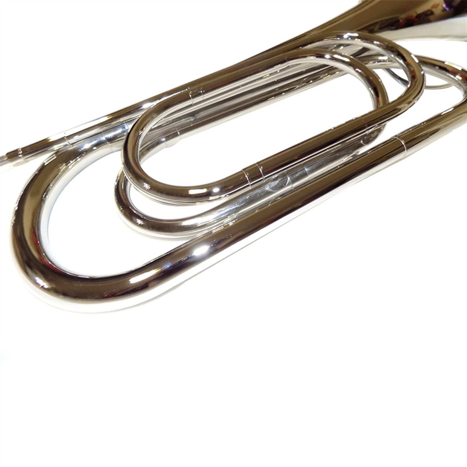 Instrumento de Latão Trompetas Para Estudiantes Bb Bugle Horn Con Bolsa Niquelado Bugle Horn Instrumentos Musicales Trompeta Bugle
