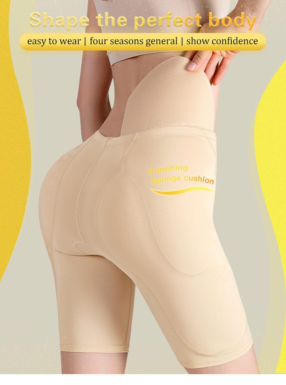 Bragas Levantadoras De Glúteos - Ropa Interior para Mujer, Moldeadora De Glúteos Y Caderas, Moldeadora De Glúteos, Bragas Realzadoras, Moldeadora De Muslos