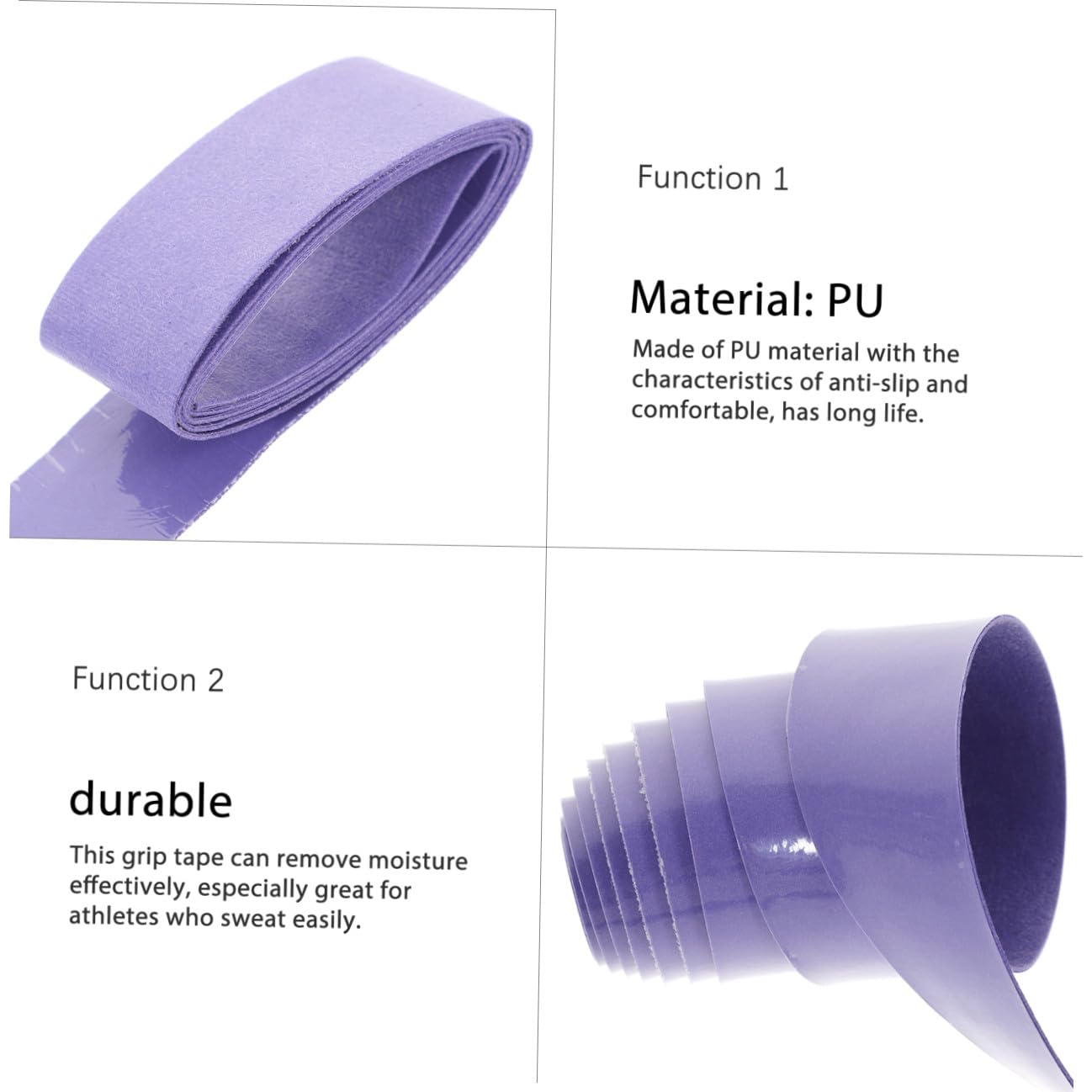 iplusmile 60piezas Cinturón De Sudor Bandas De Agarre para Raquetas Bandas Absorbentes De Sudor para Mangos De Raquetas Cintas Multifunción para