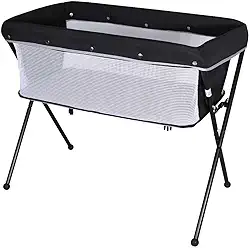 Berco Co-leito Galzerano Bari Portatil para Bebês de Ate 9 Kg Preto