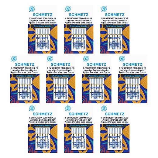 How to make in the hoop luggage tag SCHMETZ Gold Embroidery Sewing Needles