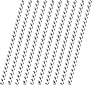 uxcell 10 Pcs 304 Stainless Steel Round Rod, 1/8" Diameter, 4"(100mm) Length Metal Solid Shaft Rods, Steel Stick Lathe Bar Stock for Crafts DIY Models Plane Ship Cars