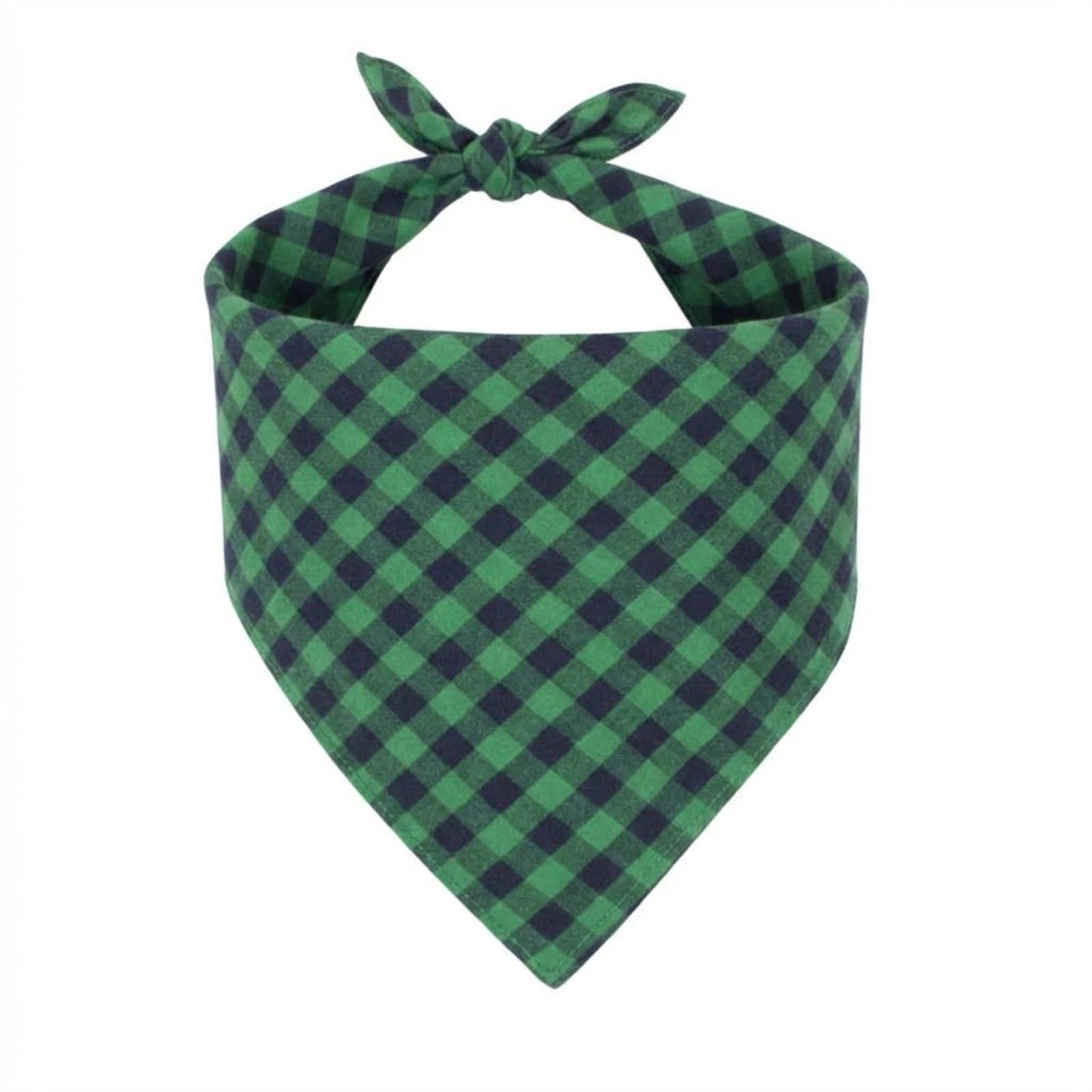 Dog Bandanas 1 Pack; Cotton Linen Red Bandana Checkered for Large Dogs; Soft Breathable Dog Accessories; Holiday Dog Apparel & Accessories — view 10