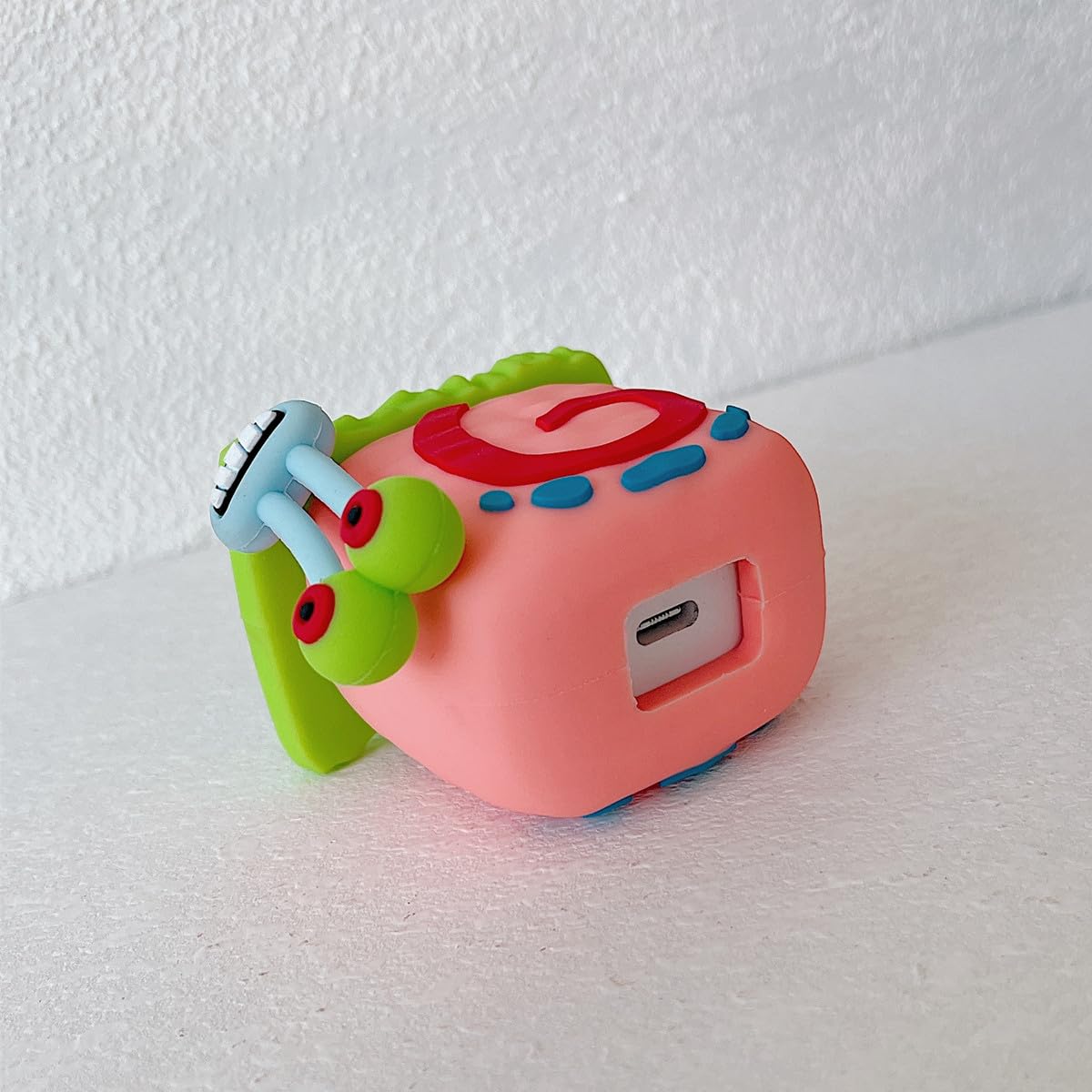 Custodia protettiva per iPhone 20 W con adattatore USB-C e cavo di ricarica, design unico, divertente motivo Kawaii 3D, protezione per cavo di ricarica, per famiglia, uomini, donne (lumaca