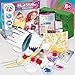 Science4you Hair Studio - Temporary Hair Chalks Gift Set with Hair Tattos, Games and Toys for Girls and Boys 8+ Years