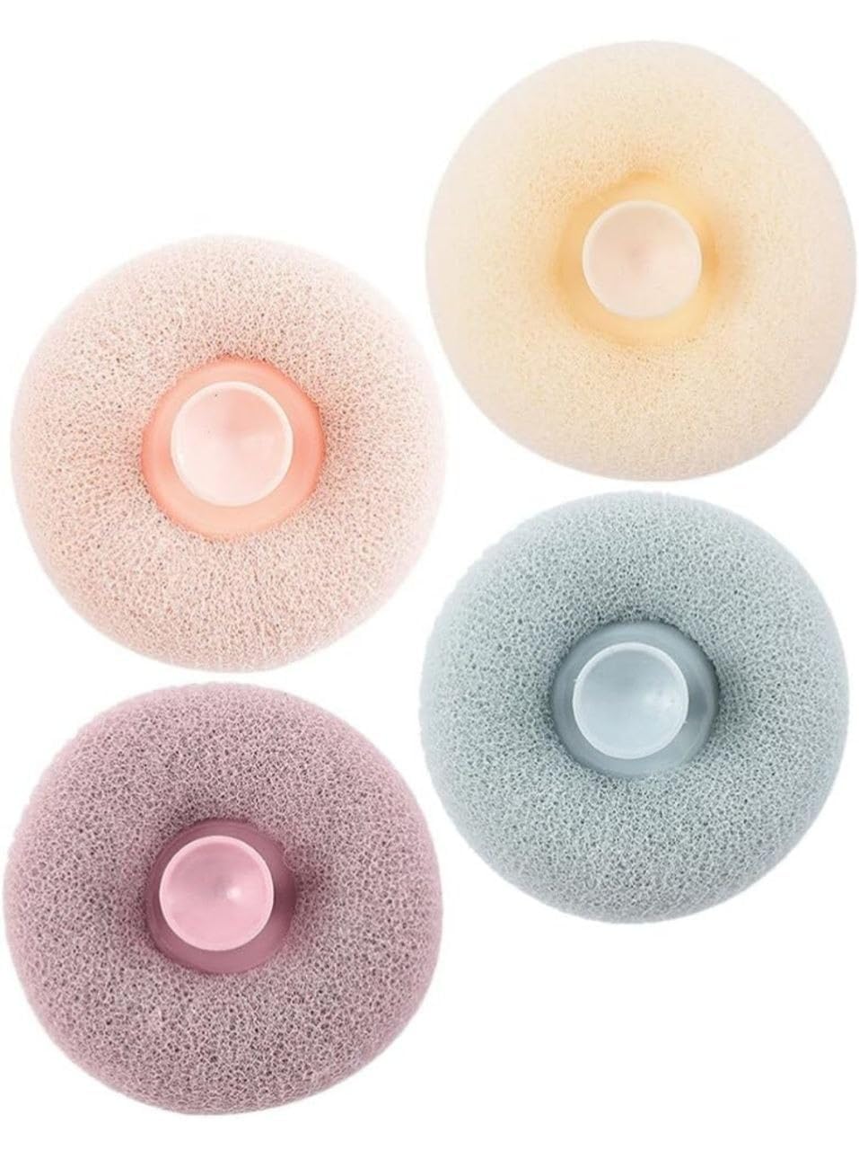 Loofah Sponge Body Scrubber Mesh for Men Women | 2-in-1 Super Soft Suction Cup Bath Brush,Shower Loofah Sponge, Exfoliating Bath Sponge Cleaning Brush for Body (Pack Of 2)-image-30