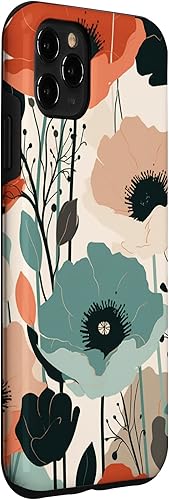Miniatura 3 de Funda para iPhone 11 Pro Max Minimal Poppy Flower Boho Floral Cute Aesthetic