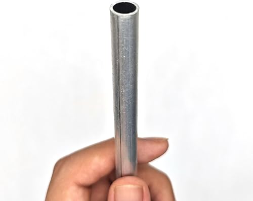 Heavy Duty 6061 Aluminum Hollow Tube Pipe Alloy Aluminum Shaft Sleeve for Wardrobe Brackets craft frame(OD 50 x ID 42mm)