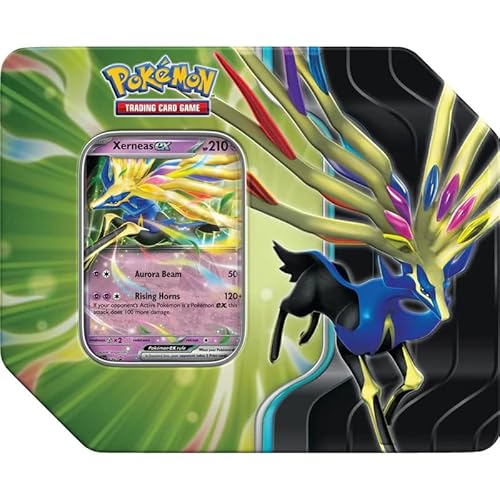 Pokemon TCG: Scarlet & Violet Azure Legends Tin - Xerneas ex (5 Packs)