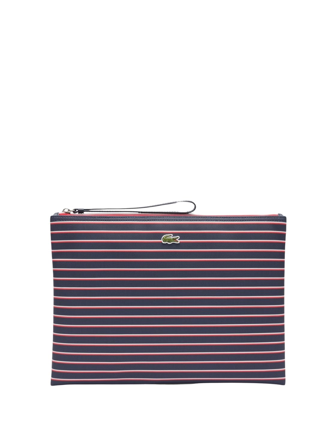 Pochette Lacoste L.12.12 Concept grand modèle rayé