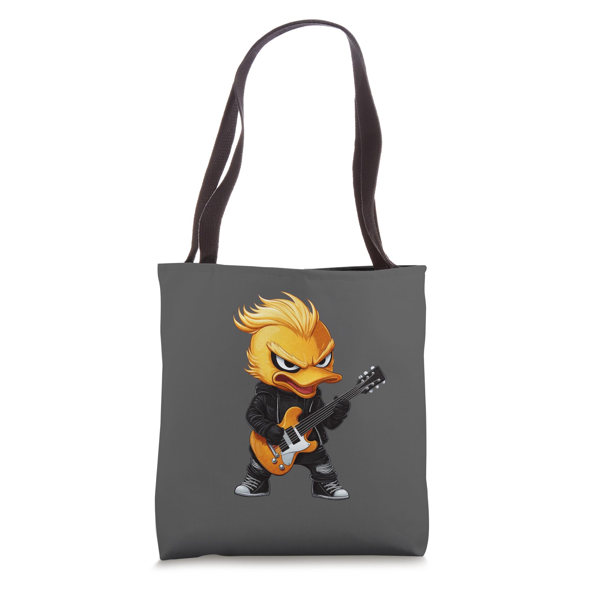 Heavy Metal Duck Tote Bag