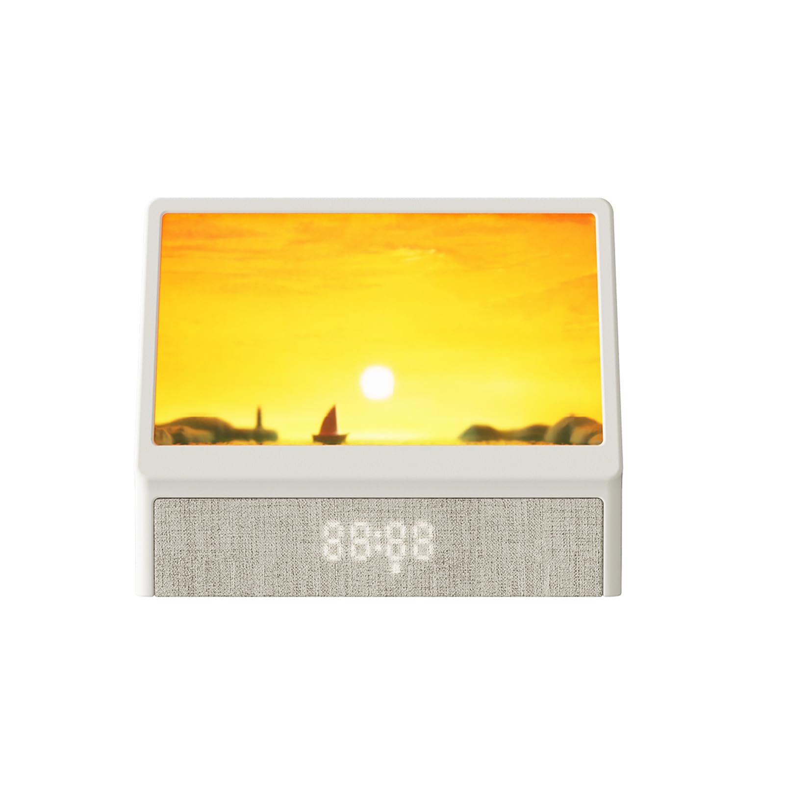 Swokely Sunrise Alarm Clock White Noise Machine BT Speaker Wake Up Light Sleep Aid Adjustable Dimming for Adults Kids Bedroom