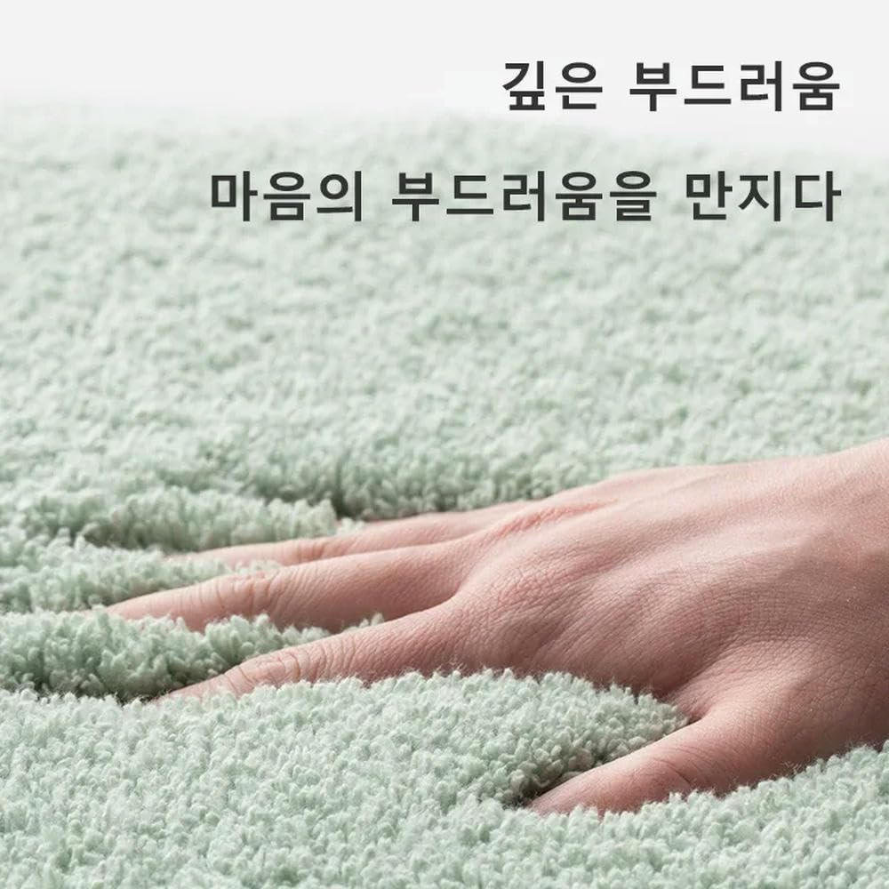 Tappeto da bagno in cotone felpato spesso, morbido, assorbente, ad asciugatura rapida, antiscivolo, per casa, tappeto da bagno di lusso, decorazione per il bagno, lavabile in lavatrice