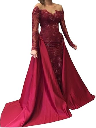 Burgundy long sleeve dress plus size Outlet
