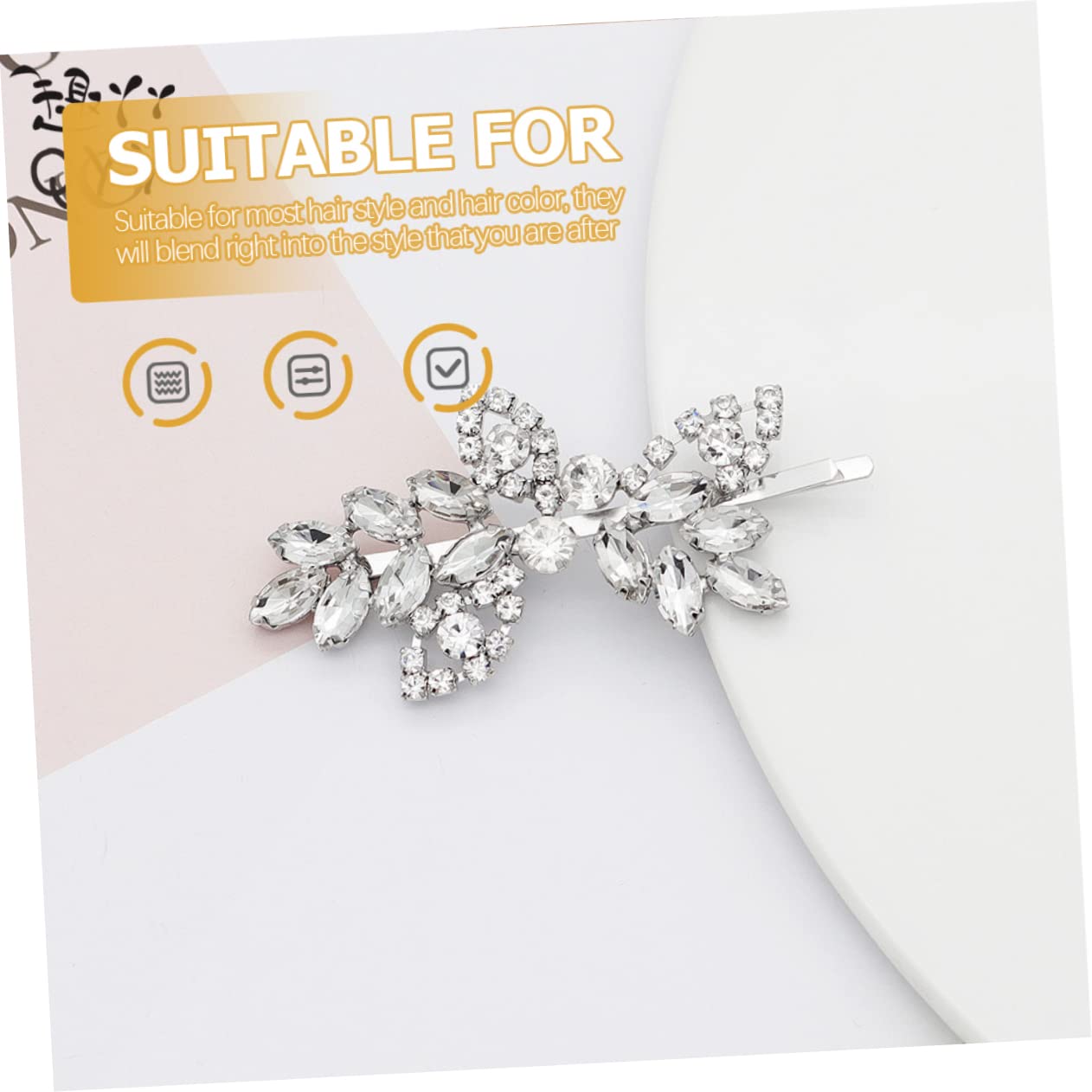 Housoutil 12stücke Rhinestones Haarklammern Mit Blätterdesign Elegante Haarspangen Für Damen Perfektes Haaraccessoire Für Hochzeiten Partys Und Festliche Anlässe