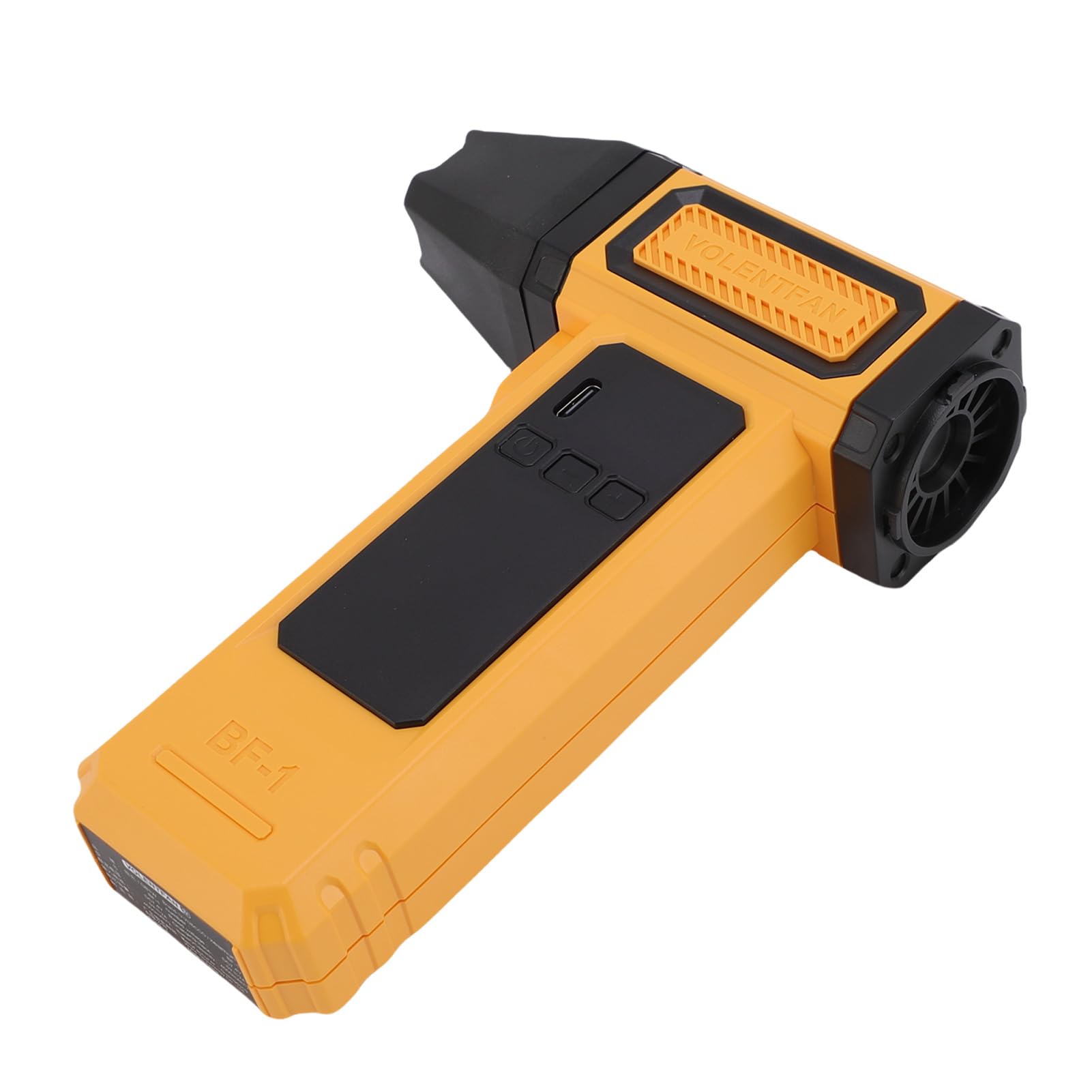 Plumero de Aire Comprimido ABS Plumero de Aire Eléctrico Inalámbrico 9 Engranajes Pantalla LED 8000 MAh Soplador de Portátil Recargable para Teclado Limpieza de Escritorio de Coche (YELLOW)