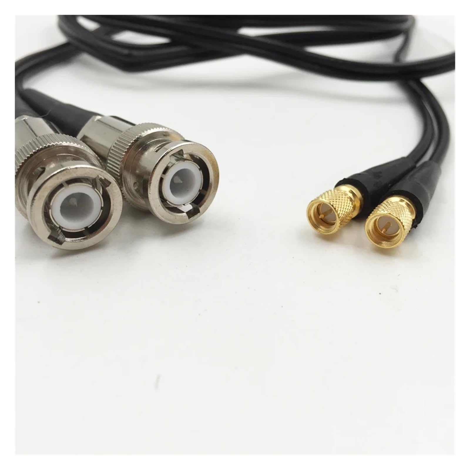 Doppeltes Q9-zu-L5-Anschlusskabel for Ultraschall-Fehlerdetektor Q9Q9 – L5L5 for Ultraschallgeräte, Fehlerdetektor-Kabellänge 6 Fuß(2 Meter)