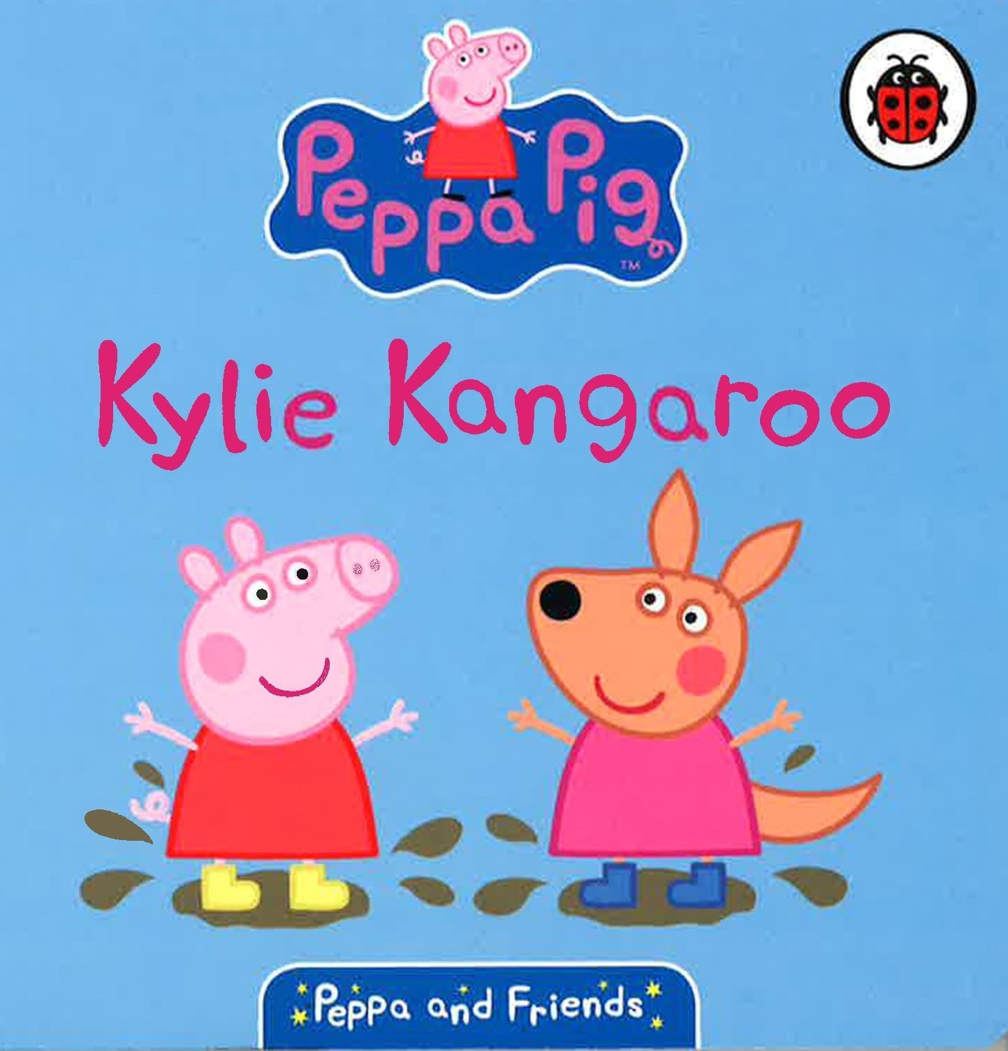 KYLIE KANGAROO PEPPA PIG BOARD BOOK, NEW