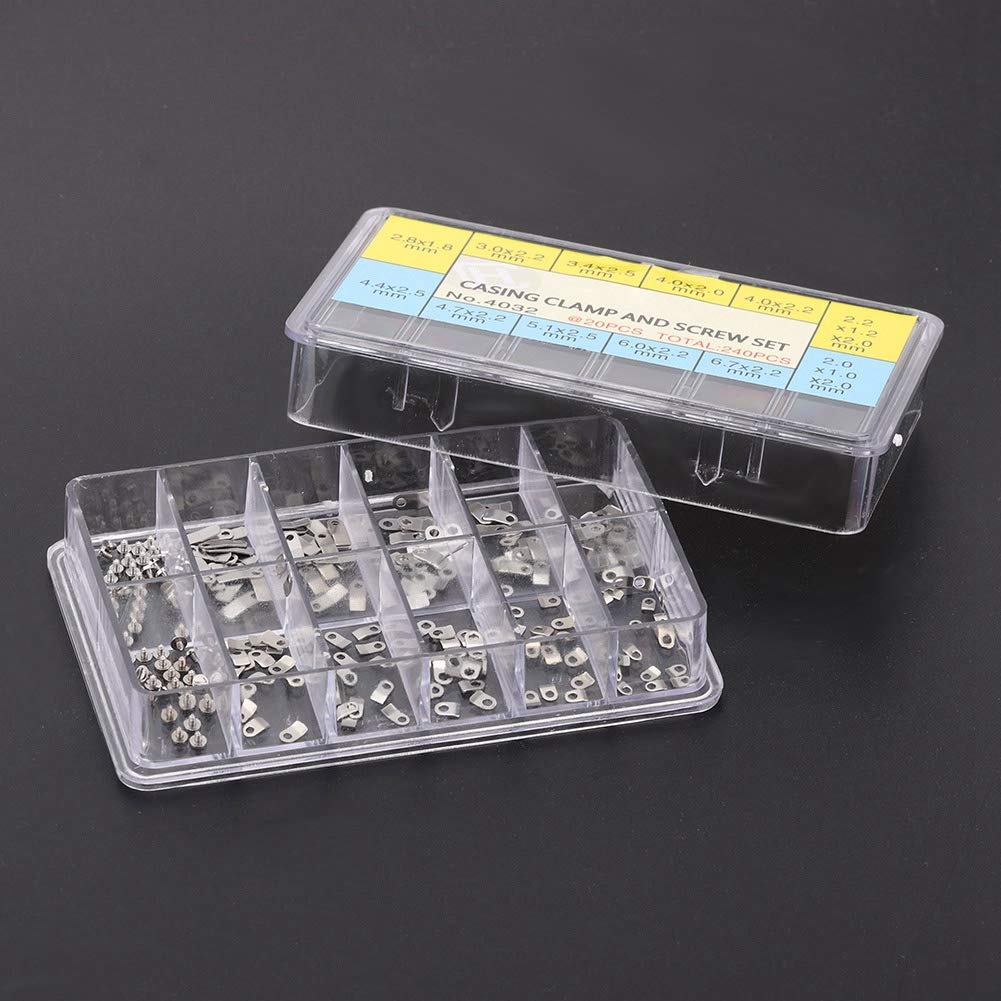 Viti Fissaggio Movimento Orologio - Set 10 Adattatori, Per Riparazione Orologi ETA2824/2836 - Foto 3