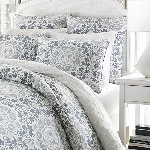 Stone Cottage Queen Comforter Set, Cotton Sateen Bedding with