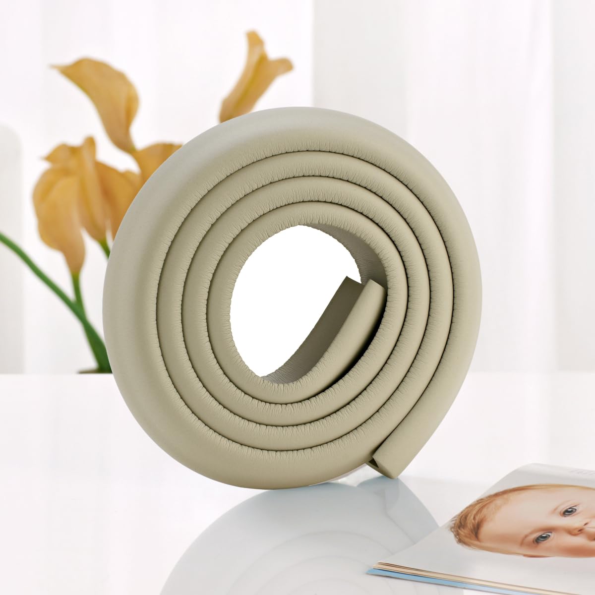 Generic Proofing Corner Safety Strip and Corner Guard | Thick Rubber Edge Corner Protector Guard | Sharp Corner Guard | Corner Protector for Kids Safety