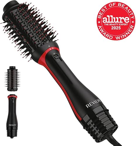 Miniatura 2 de REVLON One-Step Plus 2.0 - Secadora, voluminizador de cabello y cepillo de aire caliente, secado y peinado (color negro) Negro -,2-Negro -,negro