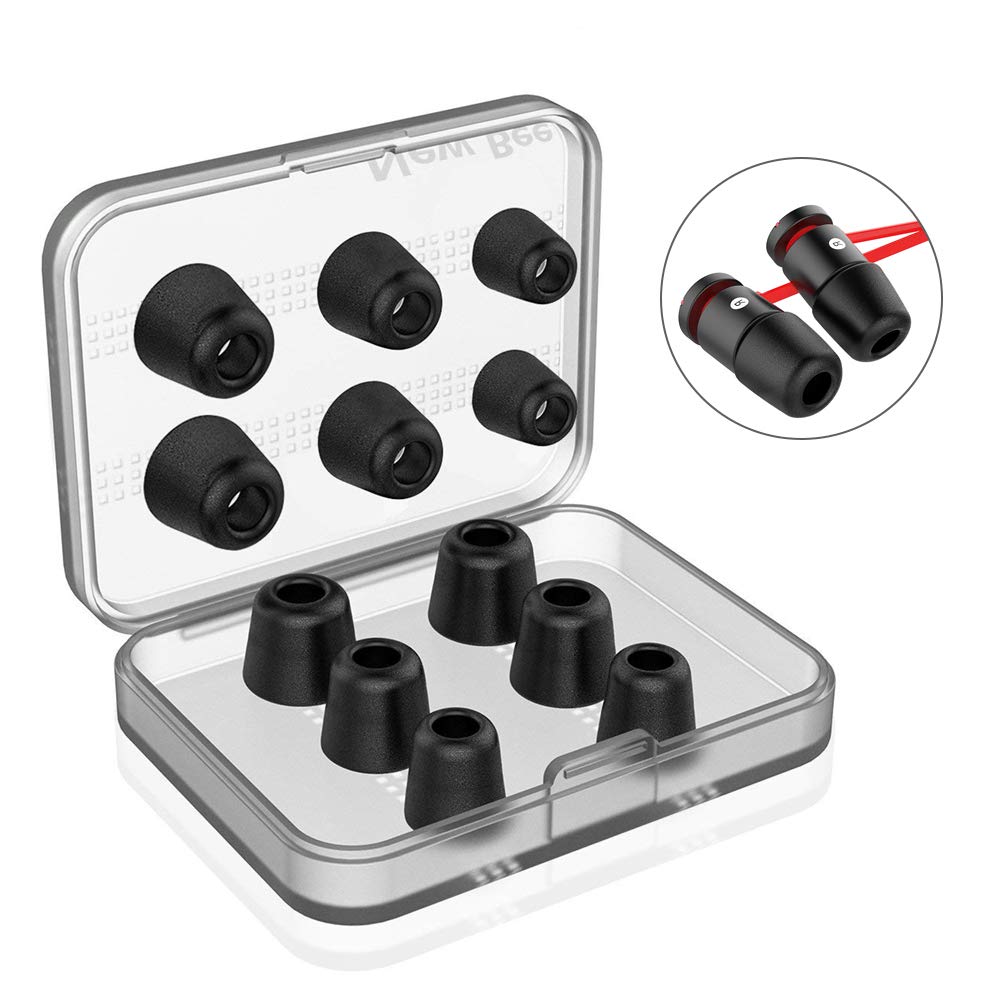 6 Pairs Earphone Tips New Bee 12pcs Premium Replacement Earbud