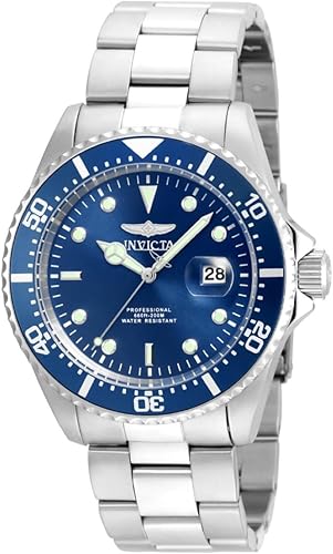 Invicta Mens Pro Diver Quartz Diving Watch with Stainless-Steel Strap Blue Grey 22 Model 22019 25715