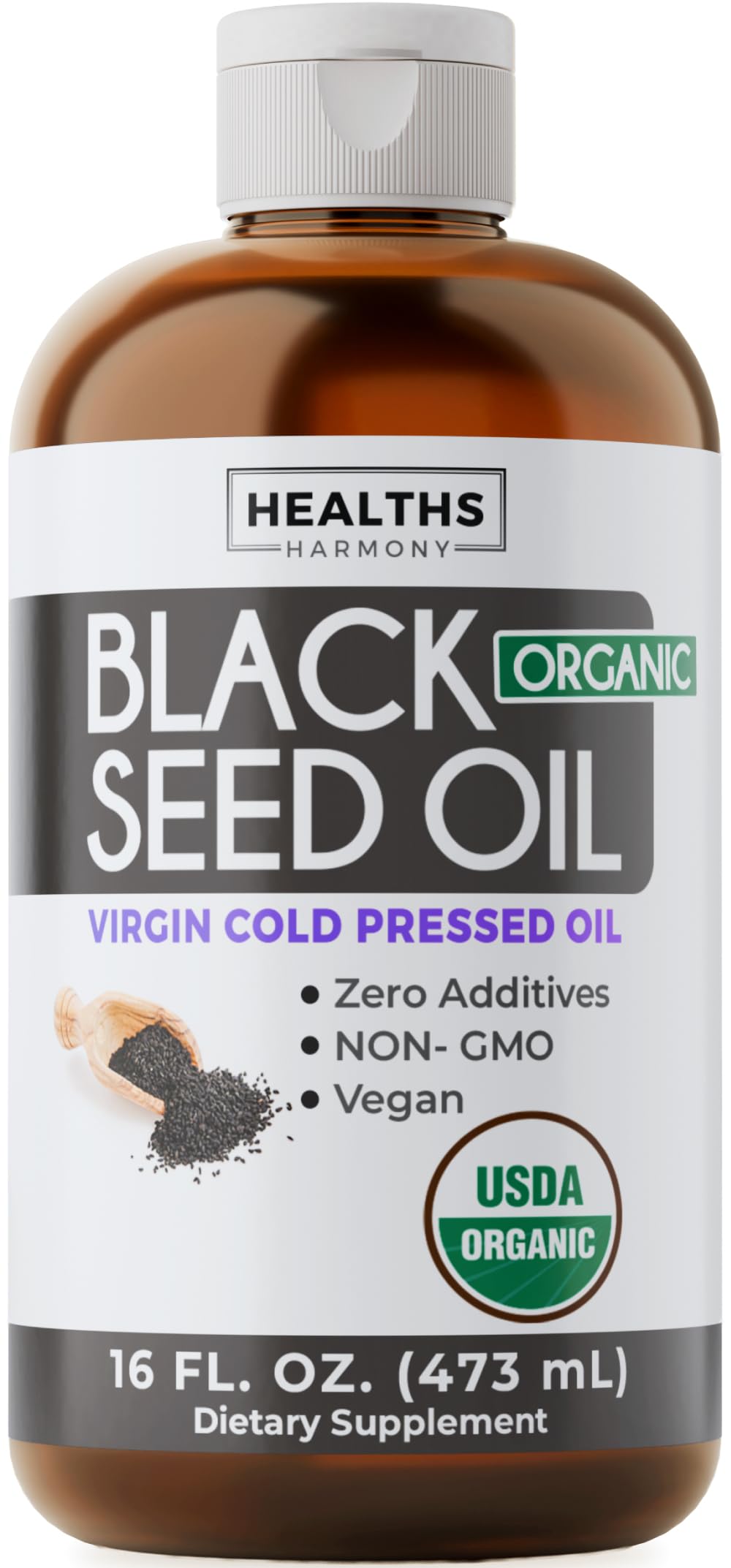 Healths Harmony Organic Black Seed Oil