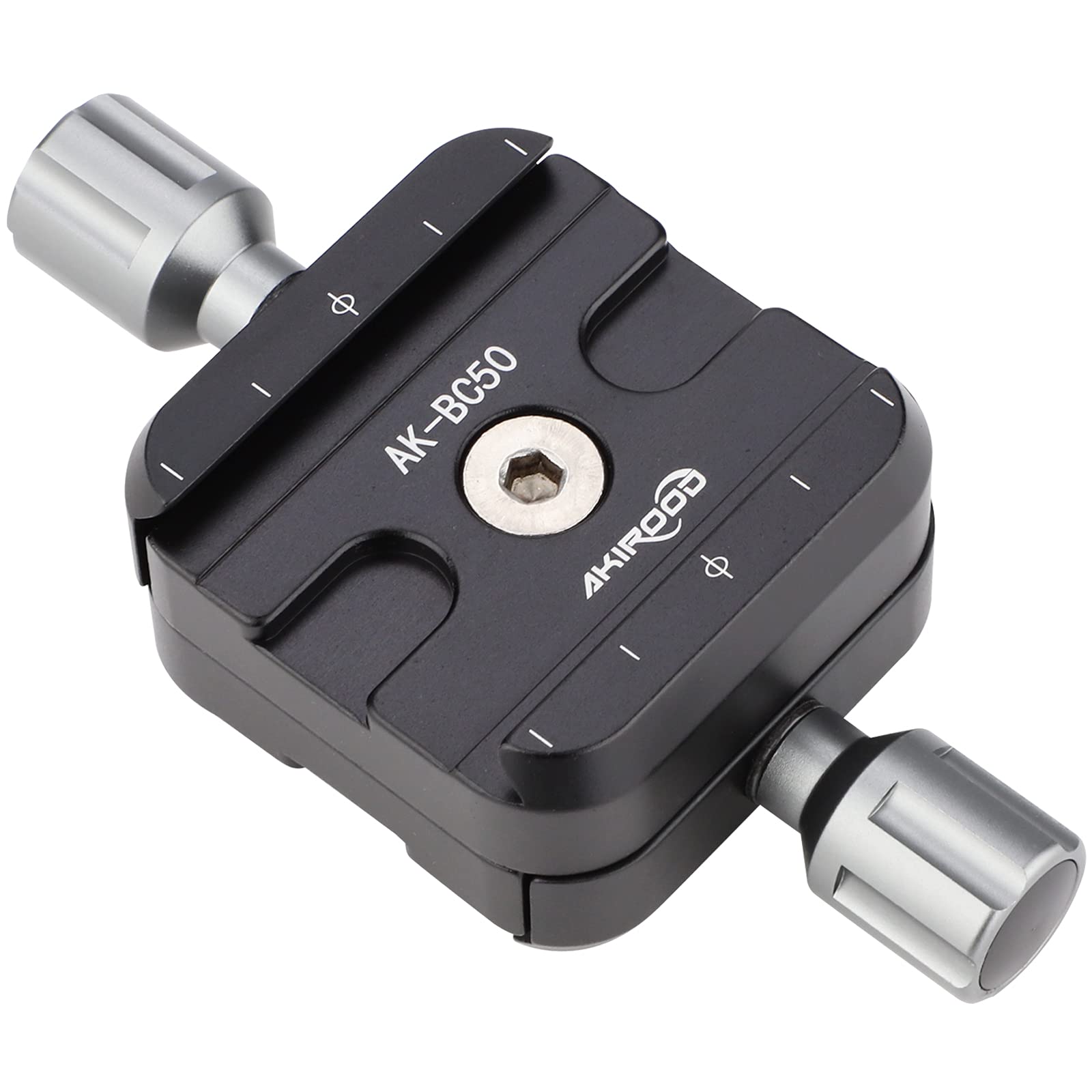 Buy Bidirectional Clamps,Quick Release Pate,50mm Double Duplex Clamp Set for RRS,Wimberley, Jobu