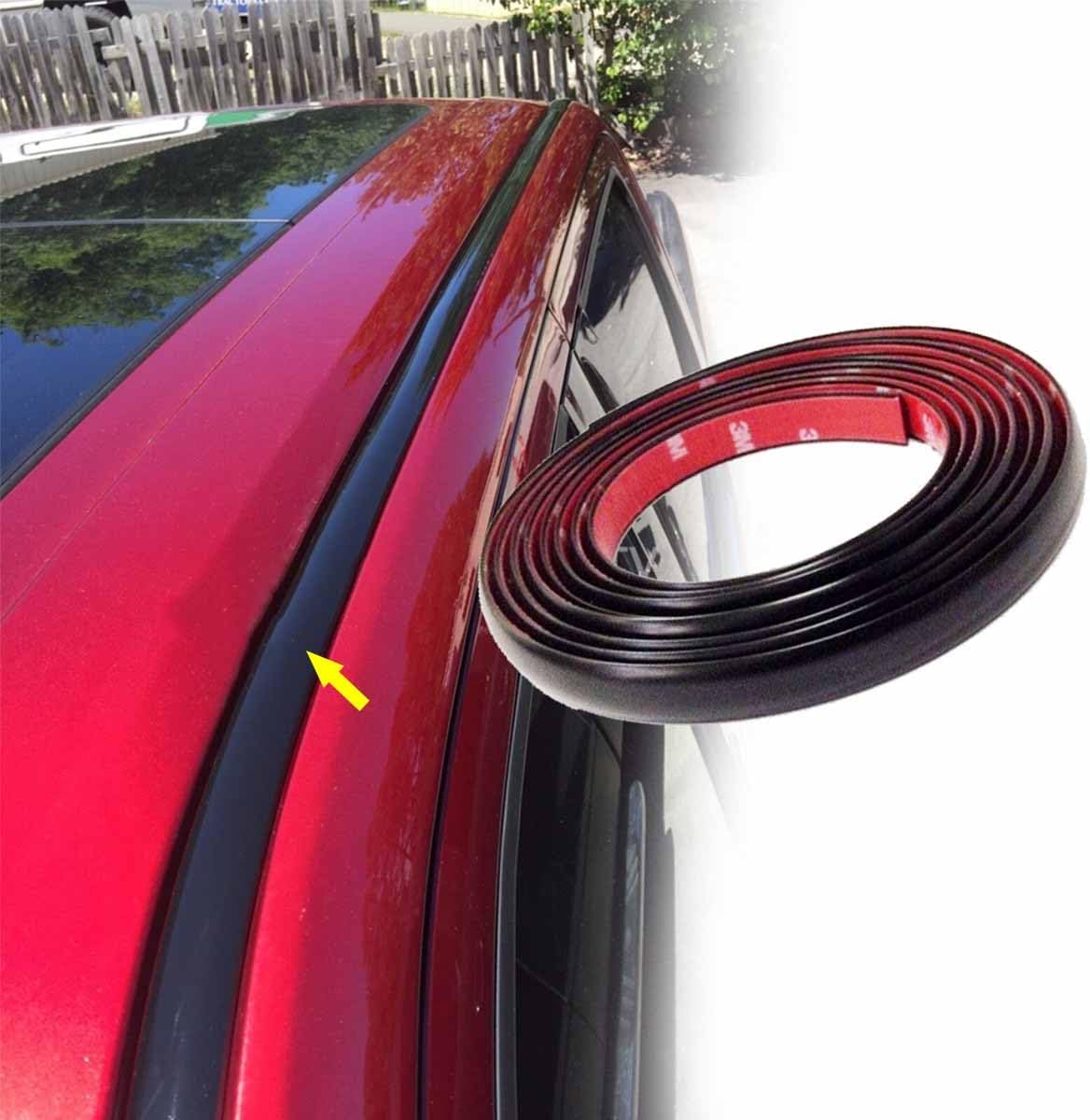 ROOF TOP Trim MOLDING KIT Black Fit for 20052011 2012 2013