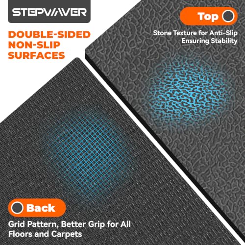 Image of Stepwaver Walking Pad Mat, 68 inchx24 inch, Treadmill Mat for Hardwood Floors