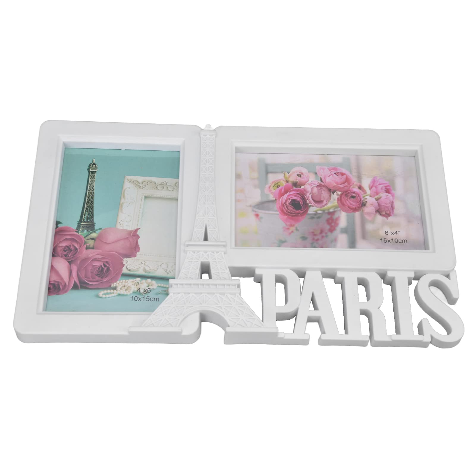 Cadre photo pour mariage lot de 2 plastique léger incassable pour décoration de fête