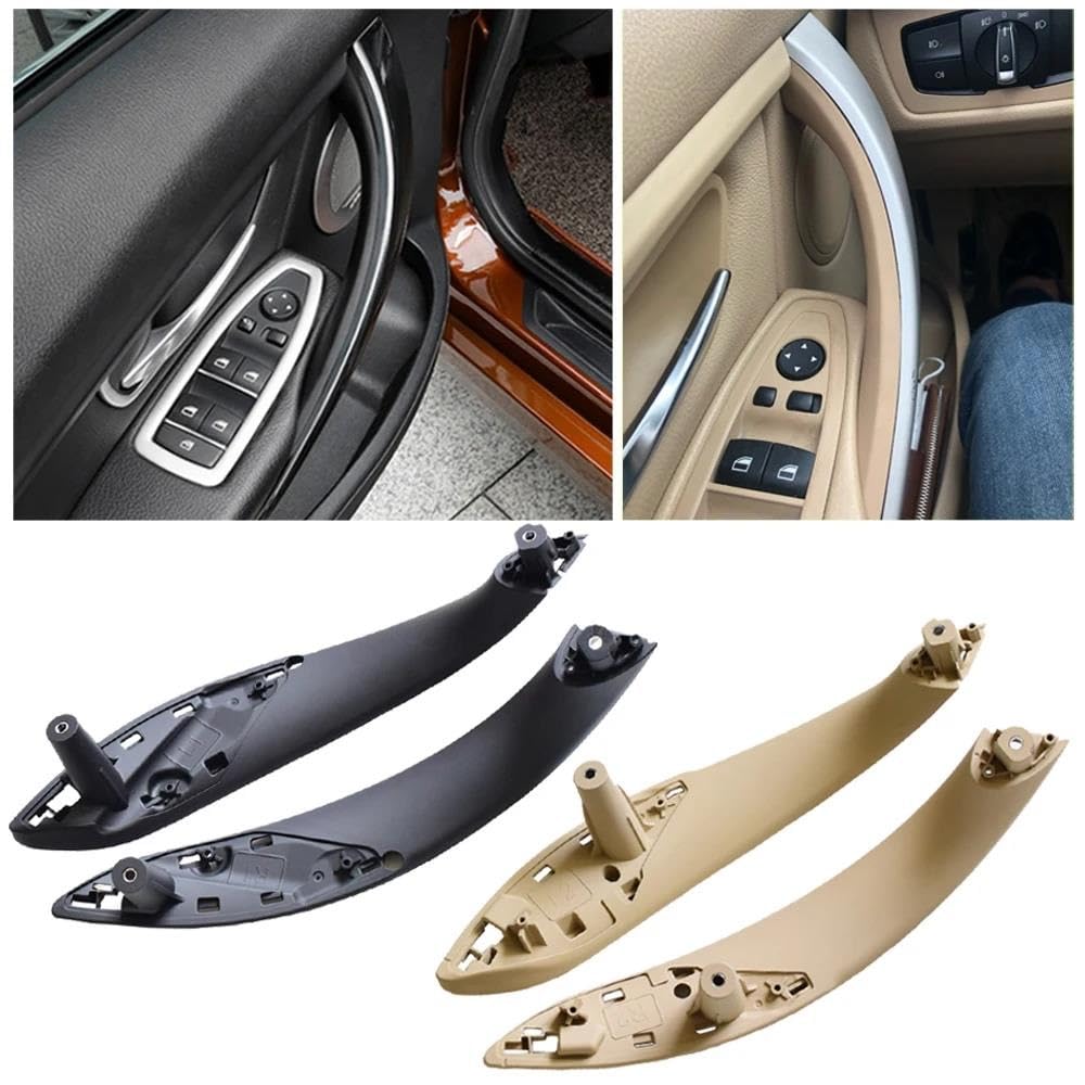 Maniglia Porta Interna Per BMW Serie 3 F30/F31 (2014-2018) - Copertura Sostitutiva In Tinta Lucida - Modelli 316d, 320d, 328i, 330d - 5